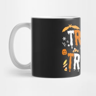 Cute Trick or Treat Halloween Candy Corn Mug